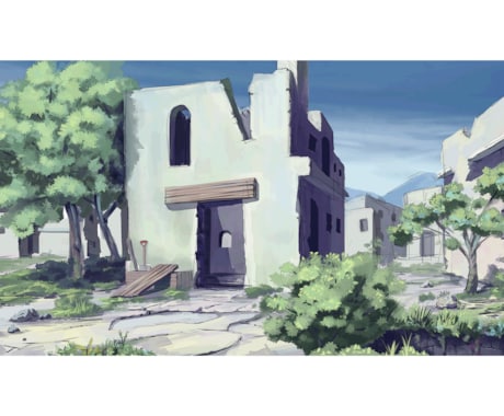 リピート多数!著作権フリー!背景イラスト描きます ゲーム、アニメ、ジャケットなどの背景素材が必要な方へ! イメージ2