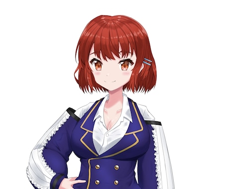 美少女キャラ（デザインある前提）で立ち絵制作します デザイン資料がある女の子キャラ限定で立ち絵にします！ イメージ1