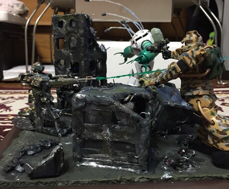 ガンプラジオラマ、代行作成します ガンプラに興味はあるが、自分ではなかなか作れないあなた イメージ1