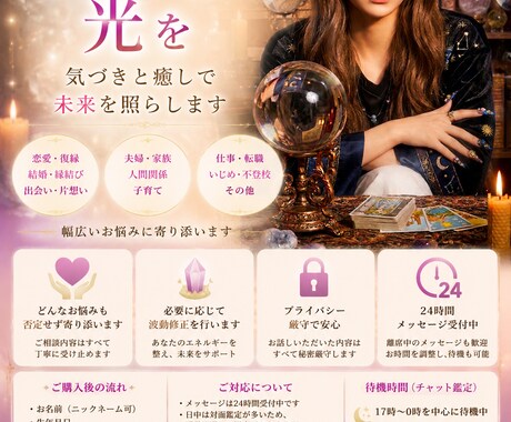 3人限定　気軽に占いたい！という方におすすめます 分析力を活かした占い鑑定で、あなたの運勢や未来を紐解きます イメージ1