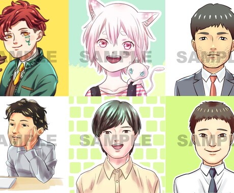 アイコン・挿絵など イラスト制作承っております ◆◆イラスト制作受注用ページです◆◆ イメージ1