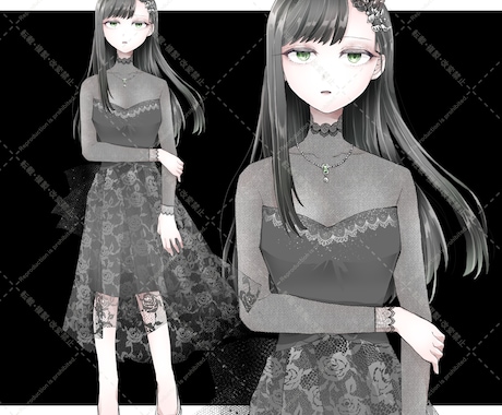 TRPG・実況動画等で使える立ち絵を制作致します キャラデザ無料！ご希望に合わせた立ち絵を制作致します。 イメージ2