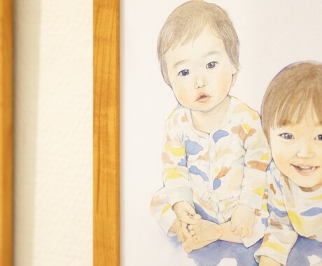 水彩で大切な記念の絵を描きます ウェルカムボードや贈り物に最適です！ イメージ2