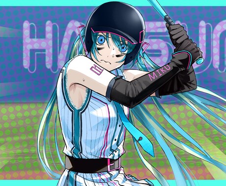 ボカロ・歌みた等MV用イラスト制作いたします ◆クールからポップなものまで制作できます◆ イメージ2