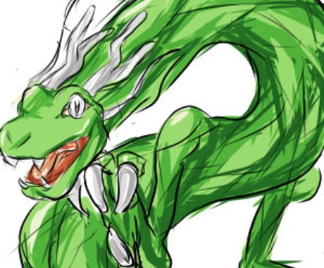 龍、竜のデザイン描きます RPGやカードゲームのデザインなどに イメージ1