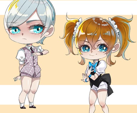 むにむにSDキャラ描きます あなたのキャラをむにっとデフォルメ！いろんな用途に使えます イメージ2