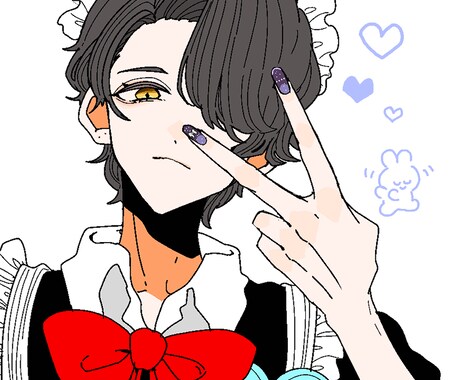 ポップで表情豊かなイラスト描きます グッズ、サムネイルなど対応いたします。 イメージ2