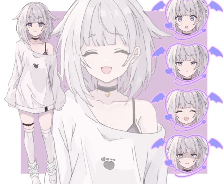 立ち絵やサムネイル、一枚絵描きます 是非皆様のお役に立てたらと思っております 最短1日で出来ます イメージ2