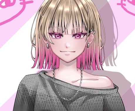 アイコン・1枚絵・立ち絵制作します イメージ1