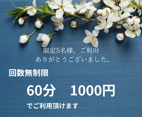 60分間チャットで、あなたの話し相手になります ＊雑談・愚痴・悩み相談⋯文字にしたどんな想いにも寄り添います イメージ2