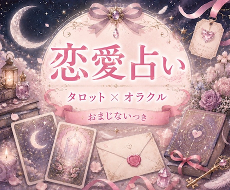 残1名❤️恋のお悩みを優しい癒やしカードで占います 片思いなど︙タロット×オラクルで恋のメッセージをお届け♡ イメージ1