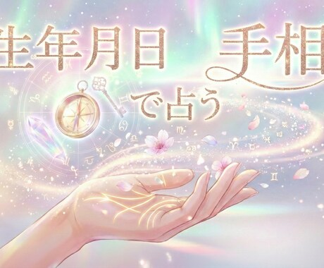 生年月日と手相で本質と今後の流れを深く鑑定します 手相込みプレミアム約7000字 イメージ1
