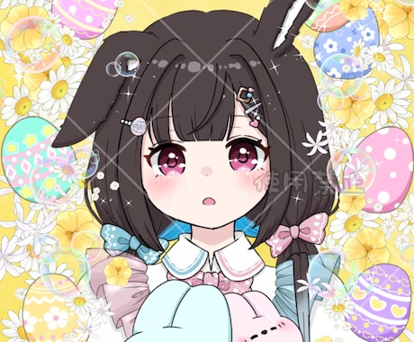 アイコン、サムネ、一枚絵、可愛いイラスト描きます ご依頼初心者様もお気軽に！親身にヒアリング理想に近づけます イメージ2