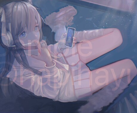 イラスト制作承ります 繊細な色使いや柔らかい線を表現します。 イメージ2
