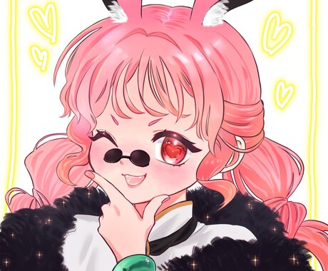 オリジナルSNSアイコン、ヘッダー描きます あなたのオリジナルキャラクターのアイコンやヘッダーを描きます イメージ2