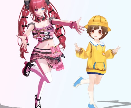 MMD対応可！Vroidで3Dモデルを制作します あなたのキャラクターを再現し動かします！ イメージ2