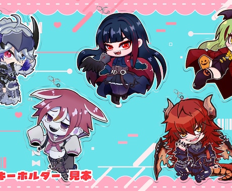 ポップで目を惹くちびキャラ描きます Vshojo、海外有名ストリーマーへの実績あり！ イメージ2