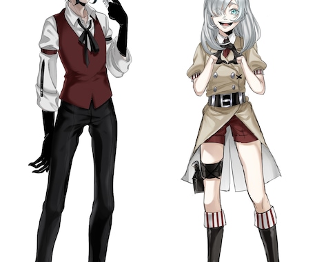 IRIAM対応✦キャラデザ/立ち絵制作します 表情・個性豊かなオリジナルキャラクターを提供します イメージ2
