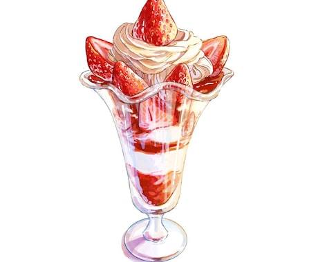 魅力的な食べ物イラスト描きます 【視覚で感じる美味しいを届けます！】 イメージ2