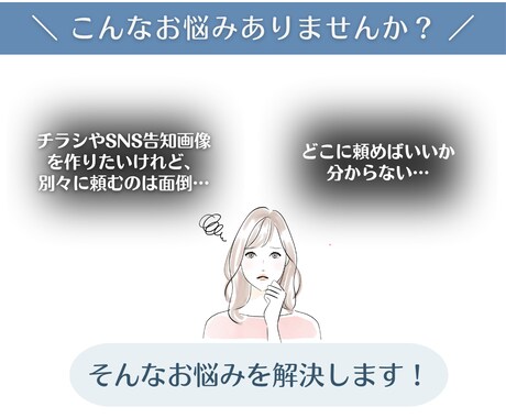 紙もWebも！チラシ＋SNS告知画像作ります イベント・店舗告知はこれ1つで完了！販促スタートデータパック イメージ2