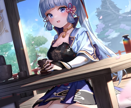 深みのある美少女、お描きします SNS・動画・イメージキャラクター・ゲームイラストなどに！ イメージ1
