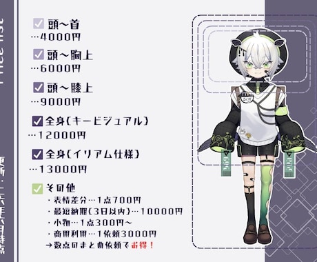 男の子アイコン/イラスト描きます Vtuber立ち絵/TRPG/配信者のイメ絵お任せあれ！ イメージ2