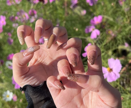 あなただけのオーダーネイルチップ作成します 特別な日も日常もあなたの綺麗のお手伝いさせてください♪ イメージ2