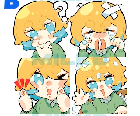 商用利用可！ミニキャラ描きます あなたのキャラクターをかわいいミニキャラに…！ イメージ2
