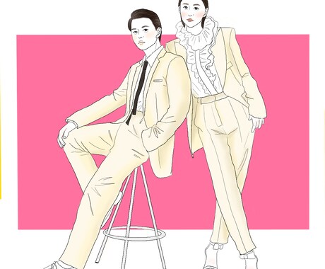 喜んでいただける似顔絵を描きます アイコン、待ち受けにしたりプレゼントいかがでしょうか⭐︎ イメージ2