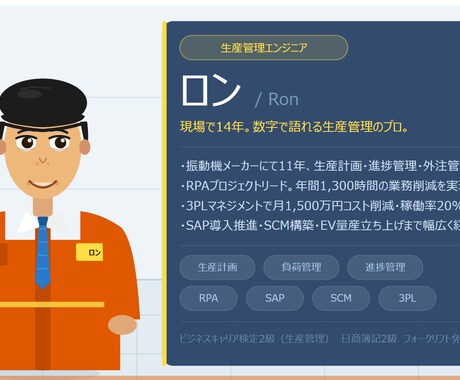 生産管理の方の就職相談乗ります 製造業4社経験をもとにどんな会社が合うか相談に乗ります。 イメージ1