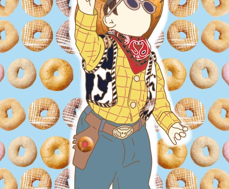好きな食べ物と自分の世界を描きます 絵本の世界のような食べ物×人の不思議な世界 イメージ1