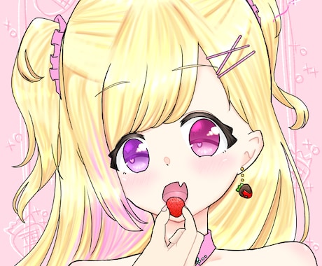 アイコン等イラスト描きます SNS等に使用出来るアイコンを描きます。お好きに使い下さい！ イメージ1