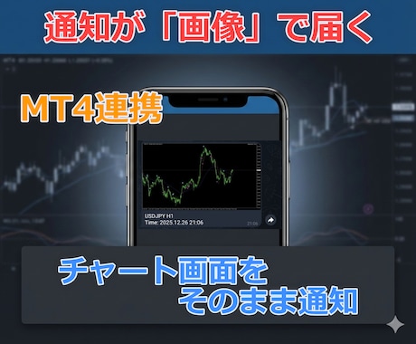 MT4のチャートをスマホで確認できます 外出先でもチャンスを逃さずMT4画面をTelegramへ転送 イメージ2