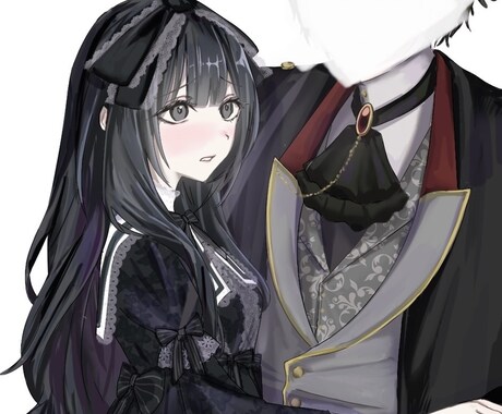 貴方の理想の夢絵やペア画なんでも描きます 素敵なイラストを求めている方に最適です！ イメージ2