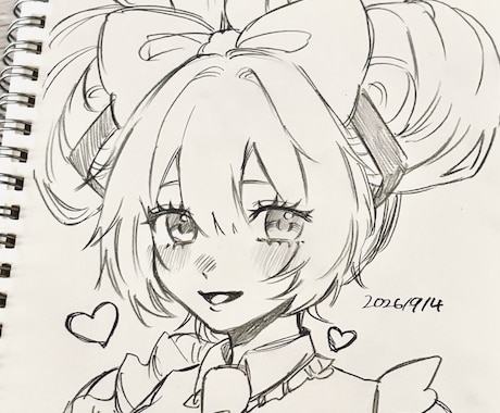 アイコン、1枚絵、修正無制限!?イラストを描きます SNSで活動したいな、かわいいイラストが欲しい方へ! イメージ1