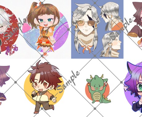 即納、激安で アイコンイラスト描きます パキッふわっとしたイラストが欲しい方へ イメージ1