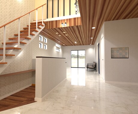 住宅のプラン検討中の方！完成イメージを３D化します 超美麗パース！CAD図面がなくても写真、PDFでも可能です！ イメージ2