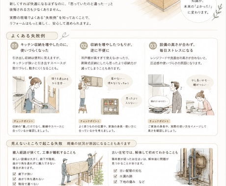 元女性リフォーム現場監督が記事を書きます 18年の現場経験で読まれるリフォーム記事を作成します イメージ1