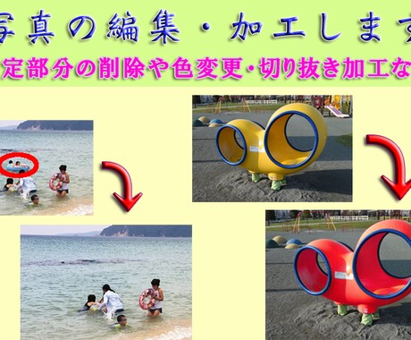 写真の編集・加工します 記念に残しておきたい写真など綺麗に加工します。 イメージ1