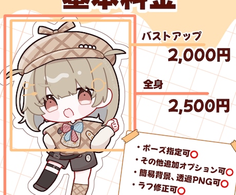 もちかわいいSDキャラ･ミニキャラ描きます グッズ・配信･サムネ・立ち絵・VTuber･アイコンなどに！ イメージ2
