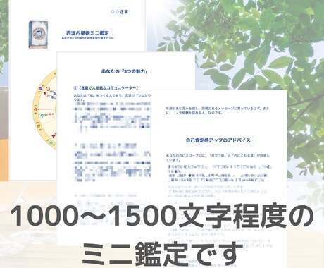 西洋占星術で『あなたの強み』を占います サクッと自己肯定感アップ！あなたの魅力を再発見しましょう！ イメージ2