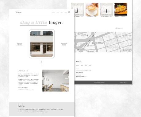 1ページ完結型Web戦略!余白で魅せるHP作ります 世界観と集客を両立するLP型Webサイト イメージ2