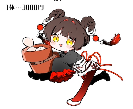 立ち絵・デフォルメイラスト制作します イメージ1