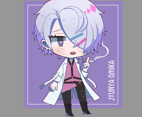 かわいいデフォルメアイコンイラスト描きます ポップでカワイイ色合いのアイコンで大注目！ イメージ2