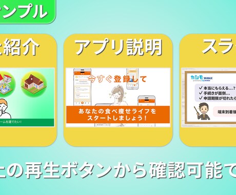 サービス紹介アニメーション動画をお作りします 資料や言葉で伝わらない魅力、動画にしませんか？ イメージ2