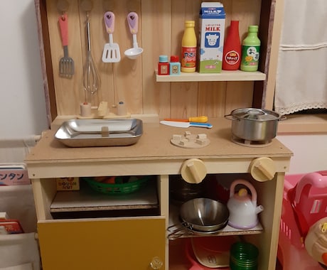 手作りキッチンなど、幼児向け玩具作り方教えますます お子さんに手作りで玩具をつくりませんか？ イメージ1