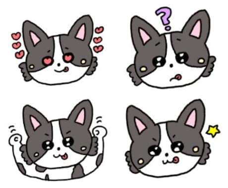 LINEスタンプのようなイラスト描きます イメージ1