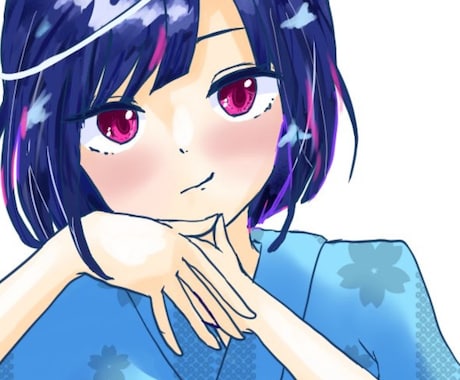 やさしい雰囲気のイラスト描きます やさしい雰囲気のイラスト描きます｜SNSアイコン・個人鑑賞用 イメージ1