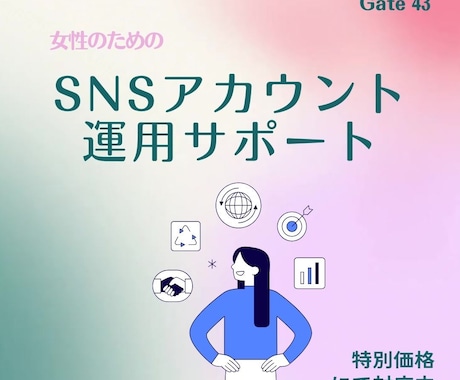 女性の初めてのインスタ運用お手伝います 新メニュースタート記念！特別価格にてご案内中（6月末まで） イメージ1