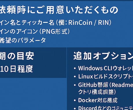 オリジナル仮想通貨・ブロックチェーンを作成します 色々な場面で使えるあなただけのコインを作成します イメージ2